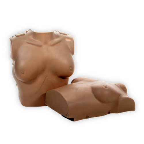 Prestan Vrouwelijk huid torso 2-pack (Donker)  - 12571