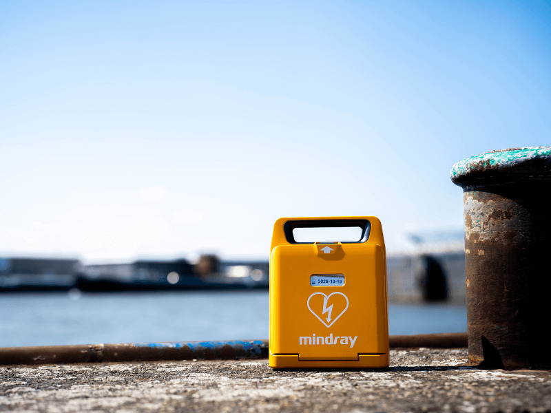 Mindray AED voor de scheepvaart